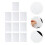 Mlins 10 Blatt Für Dot Doppelseitiges Klebeband Abwaschbar 2x2 Cm 5