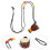 Wooden Drummer Mini Djembe Percussie Afrikaanse Handtrom 5