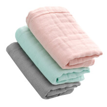 3 Stuks Mousseline Baby Washandjes Voor Pasgeboren Gezicht En Bad