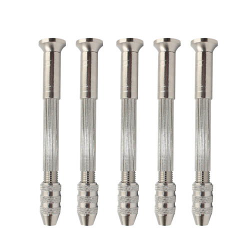 5 Stuks Rvs Handboor Bits Persadapter Voor