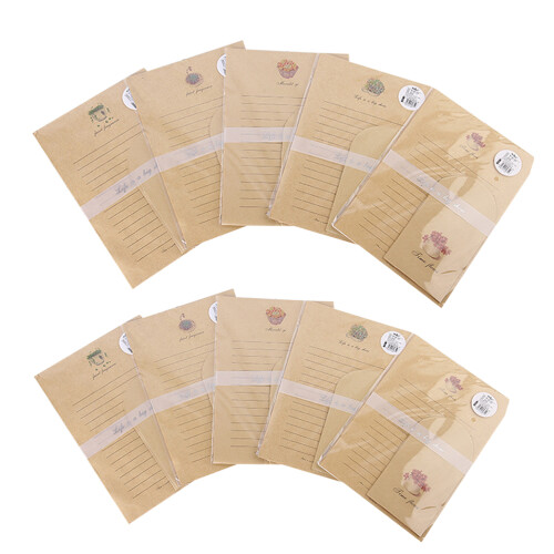 10 Sets Envelop Elegante Envelop Grace Briefpapier
