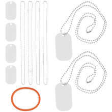 1 Set Sublimation Leere Metallanhänger Für Hunde Wärmeübertragung