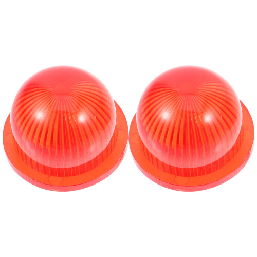 2Pièces Capuchon Plastique Rouge Pour Lampe De Performante