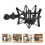 Shock Mount Mic Live Broadcast Houders Metaal Zwart 11