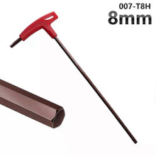 (8mm, 1pcs) Extra Long Type Hex Keys Set 3/4/5/6/8mm Allen Keys Hand Tool Hexagon Set T Handle Flat Wrench Repair Tools Keys For Repair Car