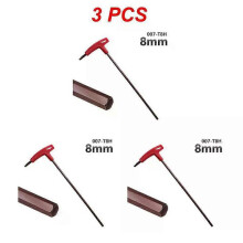 (8mm, 3pcs) Extra Long Type Hex Keys Set 3/4/5/6/8mm Allen Keys Hand Tool Hexagon Set T Handle Flat Wrench Repair Tools Keys For Repair Car