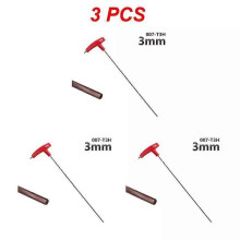 (3mm, 3pcs) Extra Long Type Hex Keys Set 3/4/5/6/8mm Allen Keys Hand Tool Hexagon Set T Handle Flat Wrench Repair Tools Keys For Repair Car