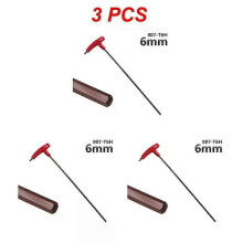 (6mm, 3pcs) Extra Long Type Hex Keys Set 3/4/5/6/8mm Allen Keys Hand Tool Hexagon Set T Handle Flat Wrench Repair Tools Keys For Repair Car