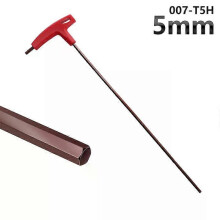 (5mm, 1pcs) Extra Long Type Hex Keys Set 3/4/5/6/8mm Allen Keys Hand Tool Hexagon Set T Handle Flat Wrench Repair Tools Keys For Repair Car