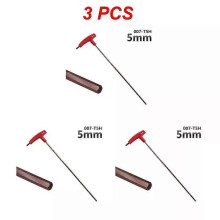 (5mm, 3pcs) Extra Long Type Hex Keys Set 3/4/5/6/8mm Allen Keys Hand Tool Hexagon Set T Handle Flat Wrench Repair Tools Keys For Repair Car