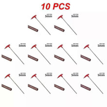 (5mm, 10pcs) Extra Long Type Hex Keys Set 3/4/5/6/8mm Allen Keys Hand Tool Hexagon Set T Handle Flat Wrench Repair Tools Keys For Repair Car