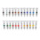 1 Set 24 Teile Acrylfarben Malset Bunt 6