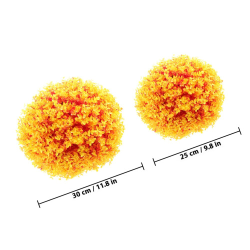 2 Kugeln Gartenkugeln Groß Außenbereich Gras 1
