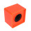 1Pack Mikrofon Logo Display Orange ABS 8