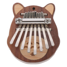 1Set Holz Daumen Klavier Mini Kalimba Musikspielzeug Für Kinder