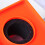1Pack Mikrofon Logo Display Orange ABS 11