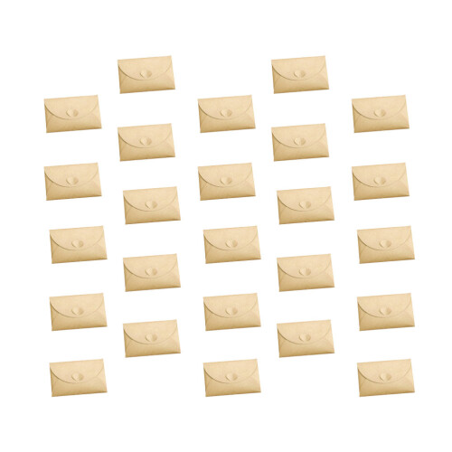 100 Schnalle Briefumschläge Kraftpapier Postkarten