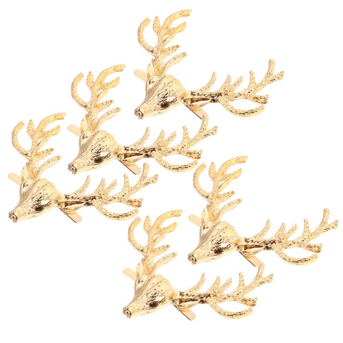 15 Teile Weihnachtsbeutelklammern Gold 2