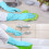 Washing Up Gloves Rubber Cleaning Hand Protective Golves Waterproof 7