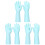 Washing Up Gloves Rubber Cleaning Hand Protective Golves Waterproof 5