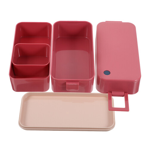 Kompakte Essensbox PP Für Camping Und Schule in Pink