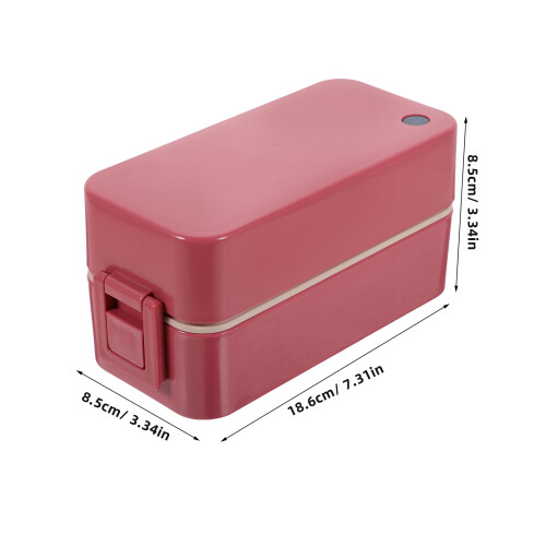 Kompakte Essensbox PP Für Camping Und Schule in Pink 1