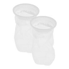 2 Stück Ton Fass Filtereinsatz Deckel Netz Weiß Nylon Kunststoff