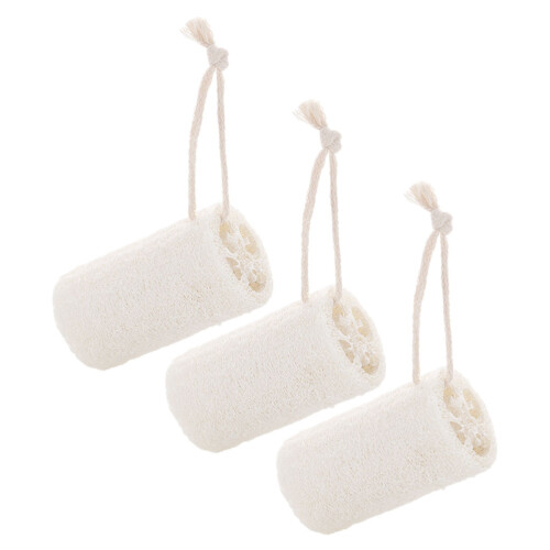 3Stk Weiße Luffa Spülschwämme 1