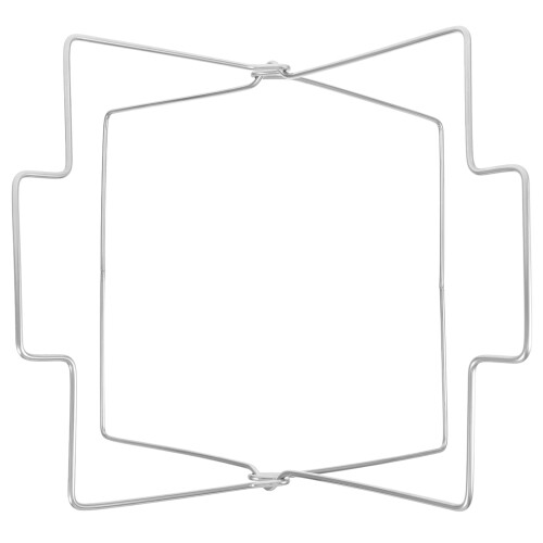 Küchenmüllhalter Große Beutelhalterung Silber