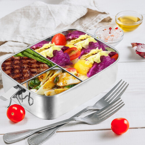 1 1,2 L Lunchbox Mahlzeitenbehälter Mit 3 Fächern 1