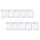 10Pcs Clear Empty Face Cream Box Compact Travel Cosmetic Sample Holder 1