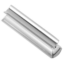 1Stk Gitarren Slide Metall Zinklegierung Silber Robuster Tonstab