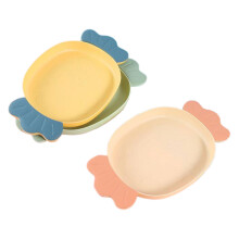 Snacktablett 3-teilig Sortierte Farben