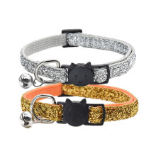 2Stk. Verstellbares Katzenhalsband Mit Glöckchen Und Sicherheitsverschluss