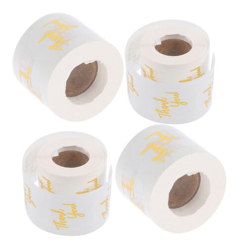 4 Aufkleber Transparent Selbstklebend