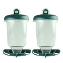 2 Transparenter Food Feeder Automatisch Für Papageien