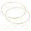 6 Goldener Reif Ring Runde Accessoires 1