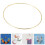 6 Goldener Reif Ring Runde Accessoires 4