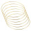 6 Goldener Reif Ring Runde Accessoires 5