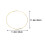 6 Goldener Reif Ring Runde Accessoires 2
