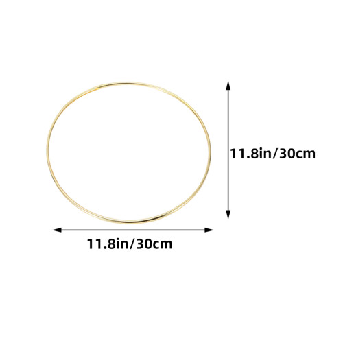 6 Goldener Reif Ring Runde Accessoires 1
