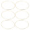 6 Goldener Reif Ring Runde Accessoires 8