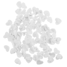 100Stk Gummibacken Herzförmige Brosche Sicherungsnadel Bastelzubehör