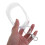 Transparenter Reisebeutel Mit Karabiner Für Haargummis, 6