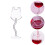 2Stk Wrought Iron Kerzenhalter Teelichthalter Wohnaccessoire 5