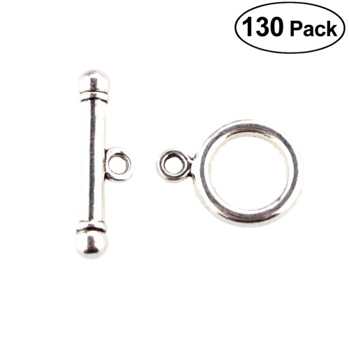 Toggle Verschluss Anhänger Silber 130 0,8x0,8 Zoll 1