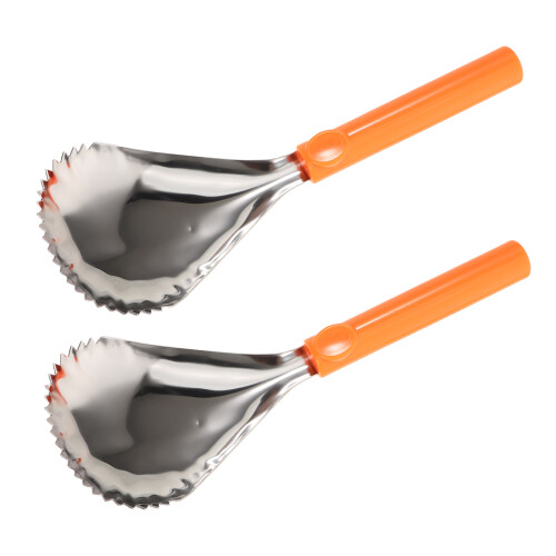 2Stk Serrirter Löffel Obstentkerner Scoop Gemüse