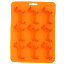 Dog Treat Mould Silikon Orange 1