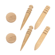 2 Set Beizende Rundstab Holzbearbeitungswerkzeug Polierer Slicker
