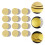 50St Papier Cupcake Förmchen Servierbretter Für Gold 4